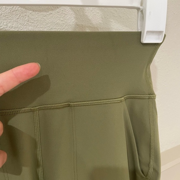 Lululemon Align Leggings High Rise Women’s Jogger Cropped Green Yoga Pants - Picture 12 of 16